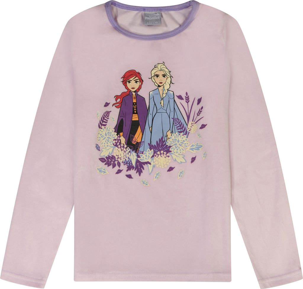 Frozen - Die Eiskönigin Mädchen Kinder Pyjama Schlafanzug, Produktbild 3
