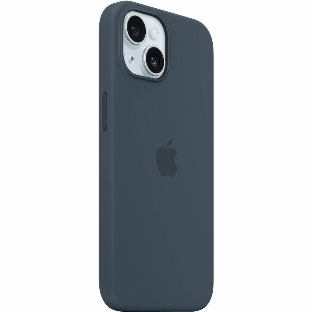 Apple iPhone 15 Silikon Case mit MagSafe – Sturmblau, Produktbild 