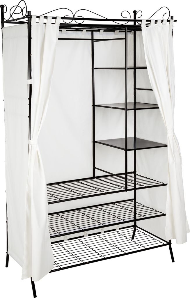 tectake® Metall-Garderobenschrank 112 x 207 x 57 cm Produktbild 