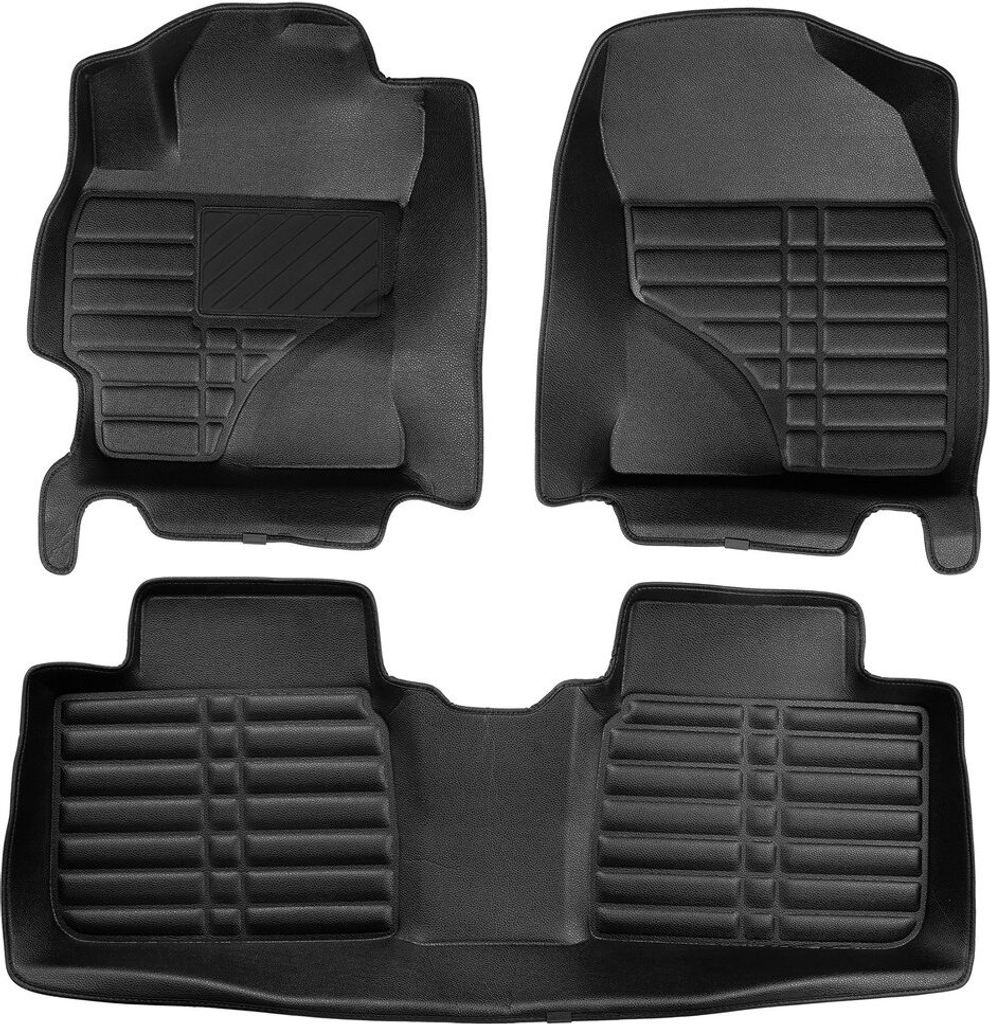 5D Premium Auto Fussmatten TPE Set passend für Toyota Corolla (E160/170/180) Baujahr 2013-2018
