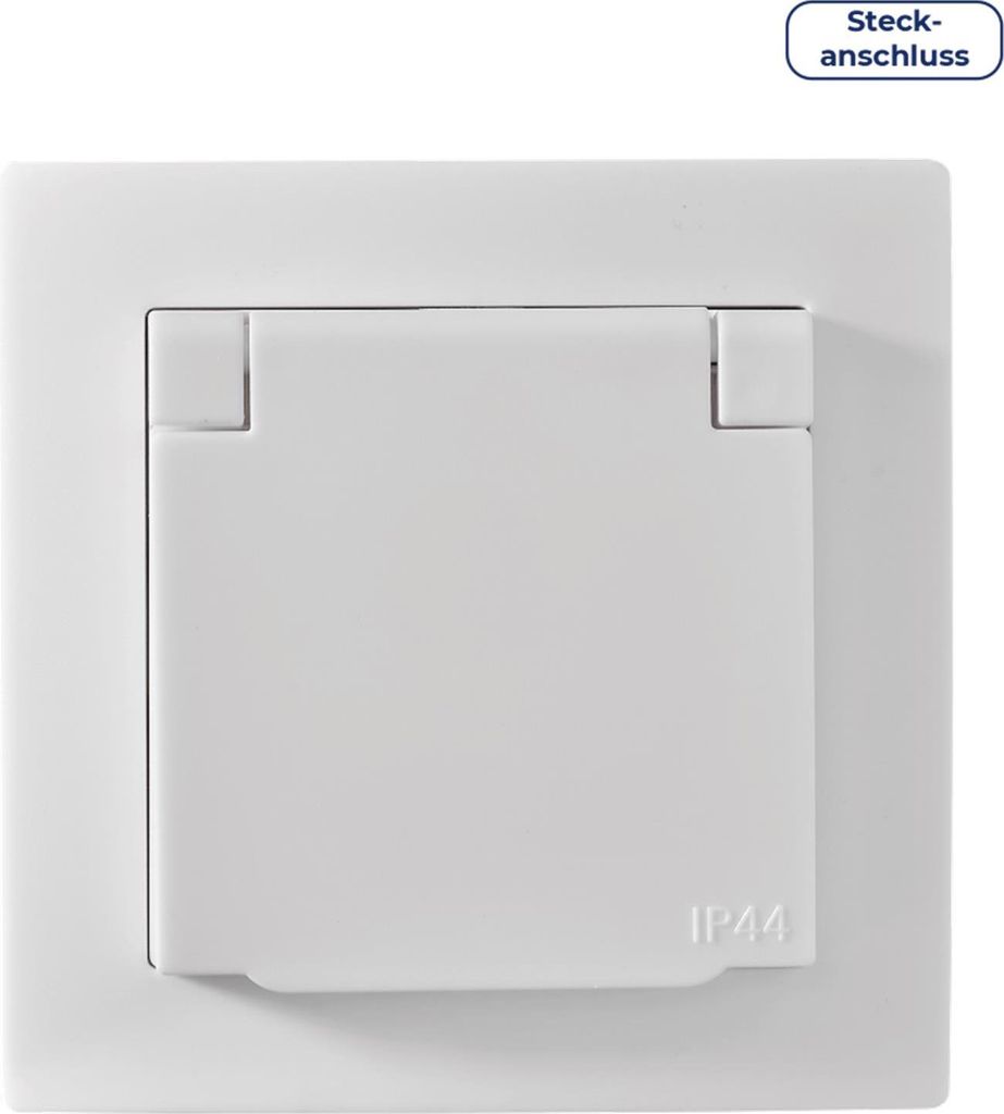 Schutzkontakt-Steckdose McPower "Flair", 250V/16A, UP, Produktbild 