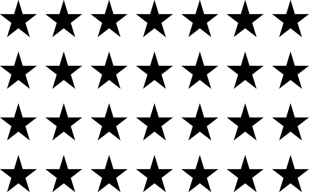 Wandtattoos Punkte, Sterne, Dreiecke