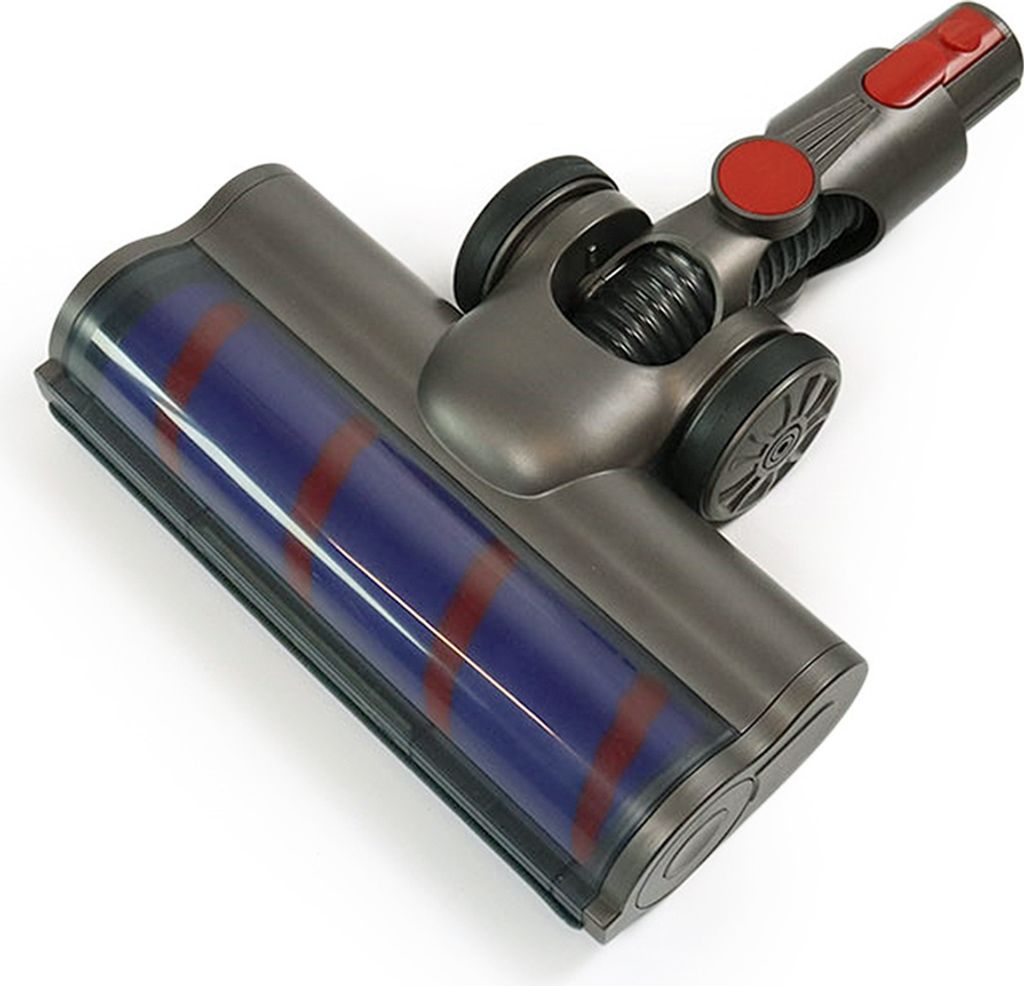 Borstenwalzenbuerste Haushaltsstaubsauger Ersatzzubehoer Kohlefaser-Bodenbuerstenkopf Front-LED-Leuchten fuer Dyson V7 V8 V10 V11 V15