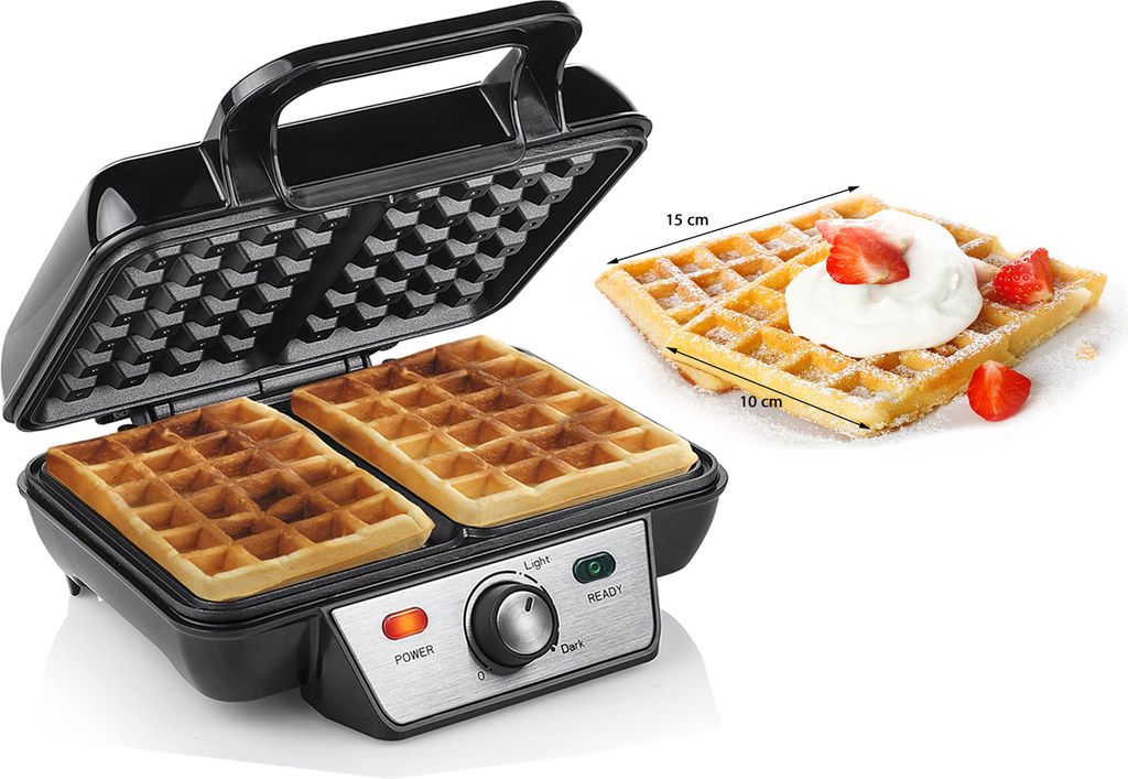 Tristar WF-2195 Waffeleisen – Zwei Waffeln gleichzeitig – Produktbild 