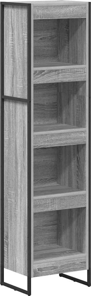 Bücherregal Graues Sonoma 40 x 30 x 155 cm Holzwerkstoff