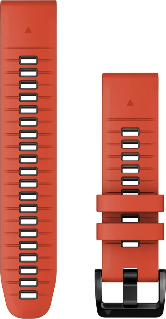 GARMIN Riemen - QUICKFIT 22 - Rot/Schwarz