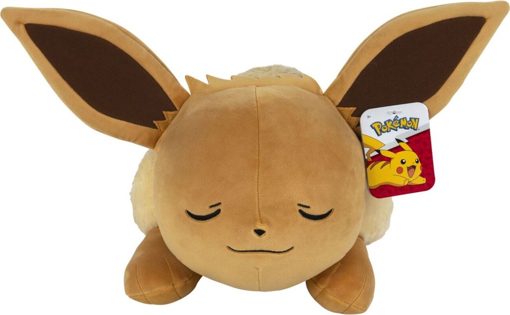 Jazwares Pokémon Plüsch Kuscheltier Eevee schlafend 45 cm Produktbild 