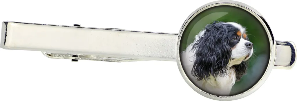 Spilla da Cravatta Cavalier King Charles Art-Dog | Gioiello Uomo Elegante
