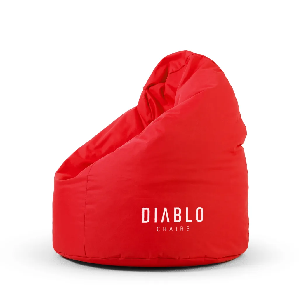 Sac de siège Diablo rouge enfant : finis les maux de dos en jouant