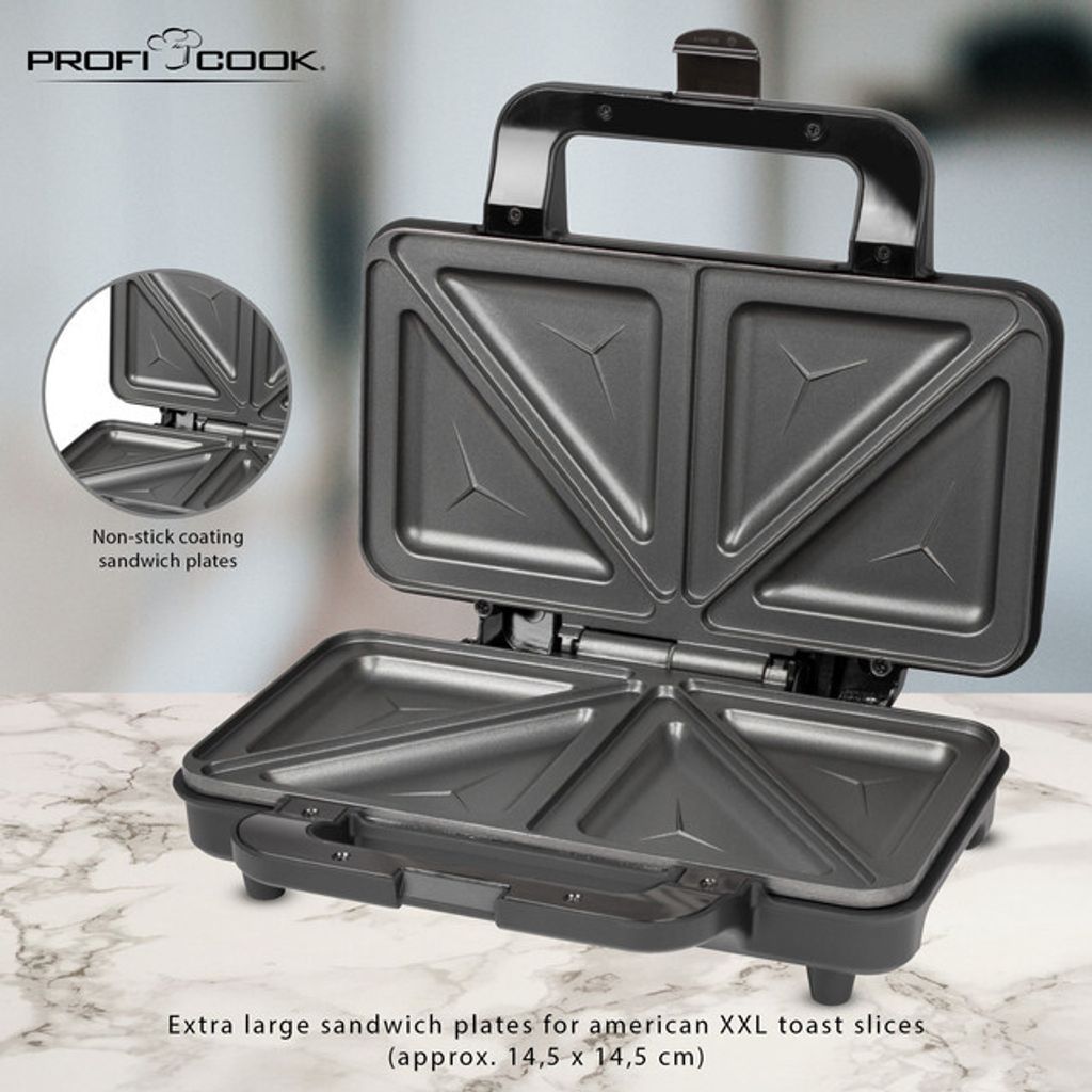ProfiCook PC-ST1092 Sendvičovač XXL 900W Obrázek produktu 7