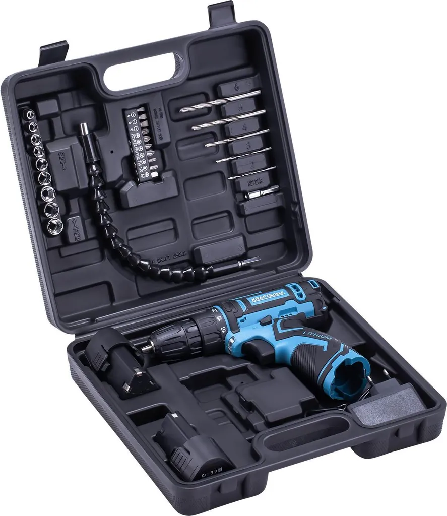 Perceuse sans Fil 18V Kraft&Dele KD3354 avec 2 Batteries et Mallette