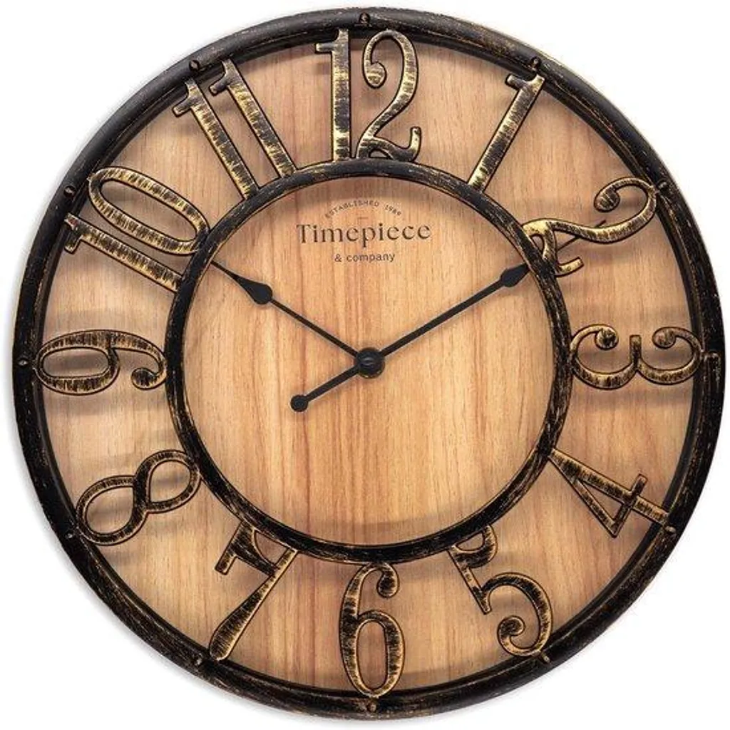 Horloge murale silencieuse 30cm pour dormir sans bruit de tic-tac