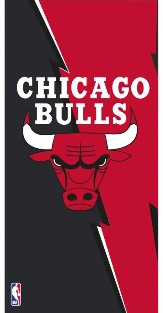 Toalla de secado de la NBA, equipo Chicago Bulls Imagen del producto 