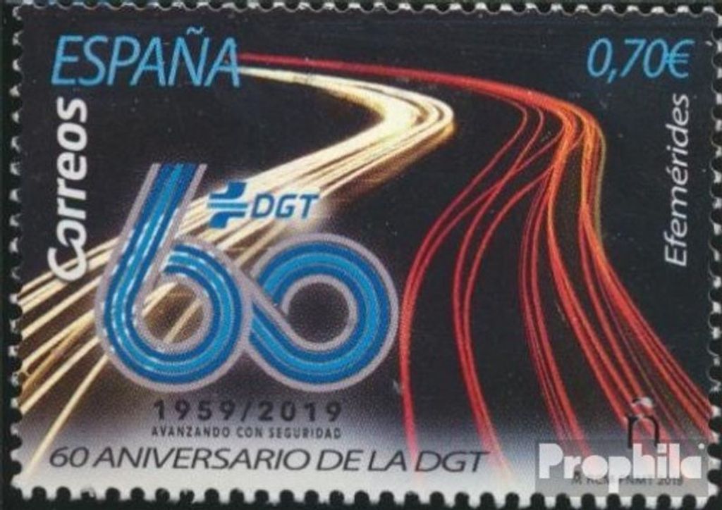 Briefmarken Spanien 2019 Mi 5371 (kompl.Ausg.) postfrisch Direccion General de Trafico