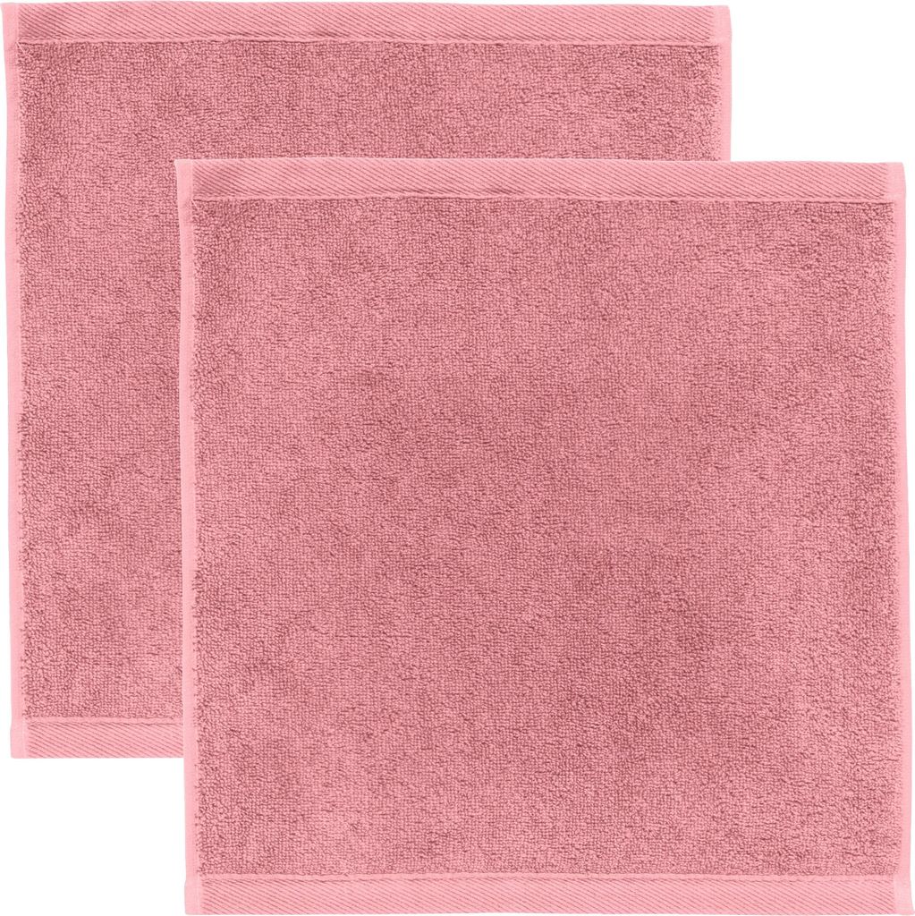 Erwin Müller Seiftuch Heidenheim" 2er-Pack altrosa 30x30 cm"