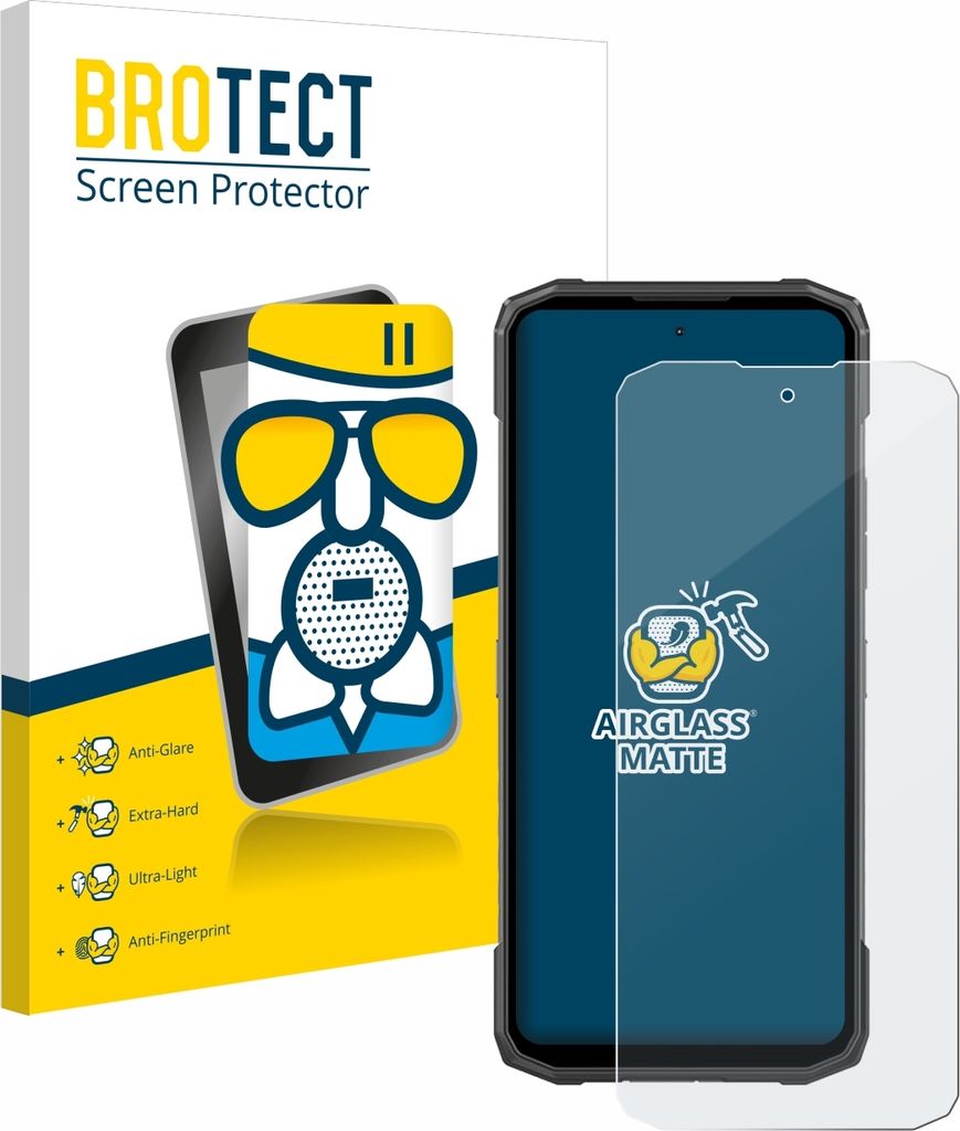 BROTECT Entspiegelungs Schutzglas für Doogee Blade 10 Power Schutzfolie Panzer Folie Glas Display Schutz matt