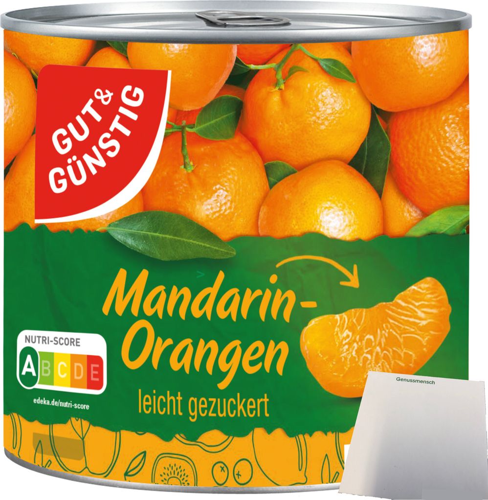 Gut & Günstig Mandarin-Orangen Mandarinen in der Dose Produktbild 
