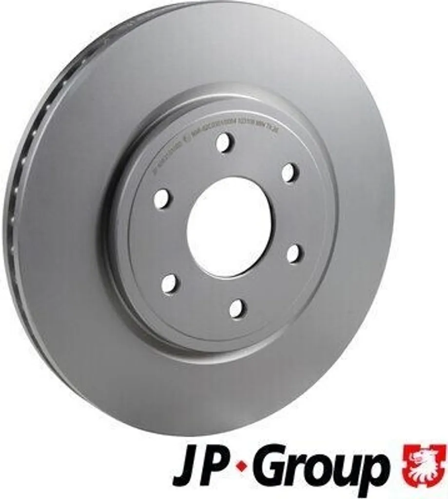 Jeu de disques de frein ventilés JP GROUP 4063101000 NISSAN Navara D40