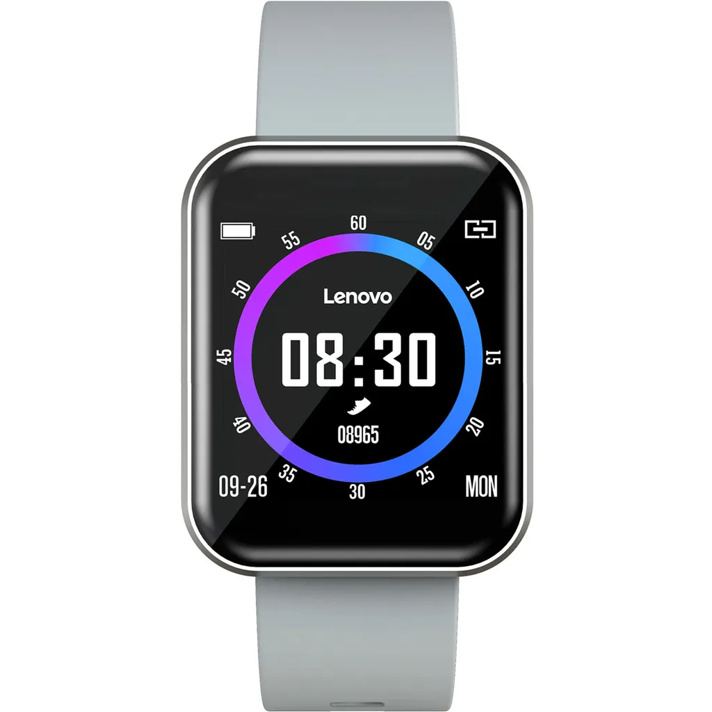 Lenovo Smartwatch E1 Pro Argento - Regalo Perfetto Fitness e Salute