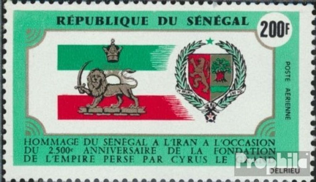 Briefmarken Senegal 1971 Mi 471 (kompl.Ausg.) postfrisch Cyrus der Große
