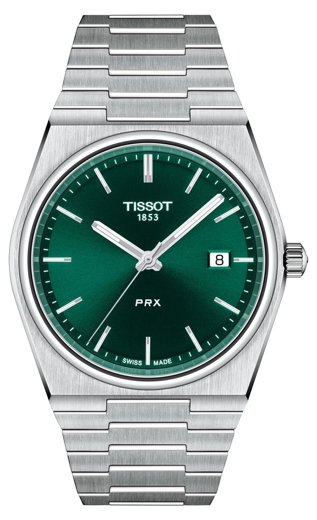 Tissot PRX, 40 mm, zielona tarcza, mechanizm kwarcowy Zdjęcie produktu 