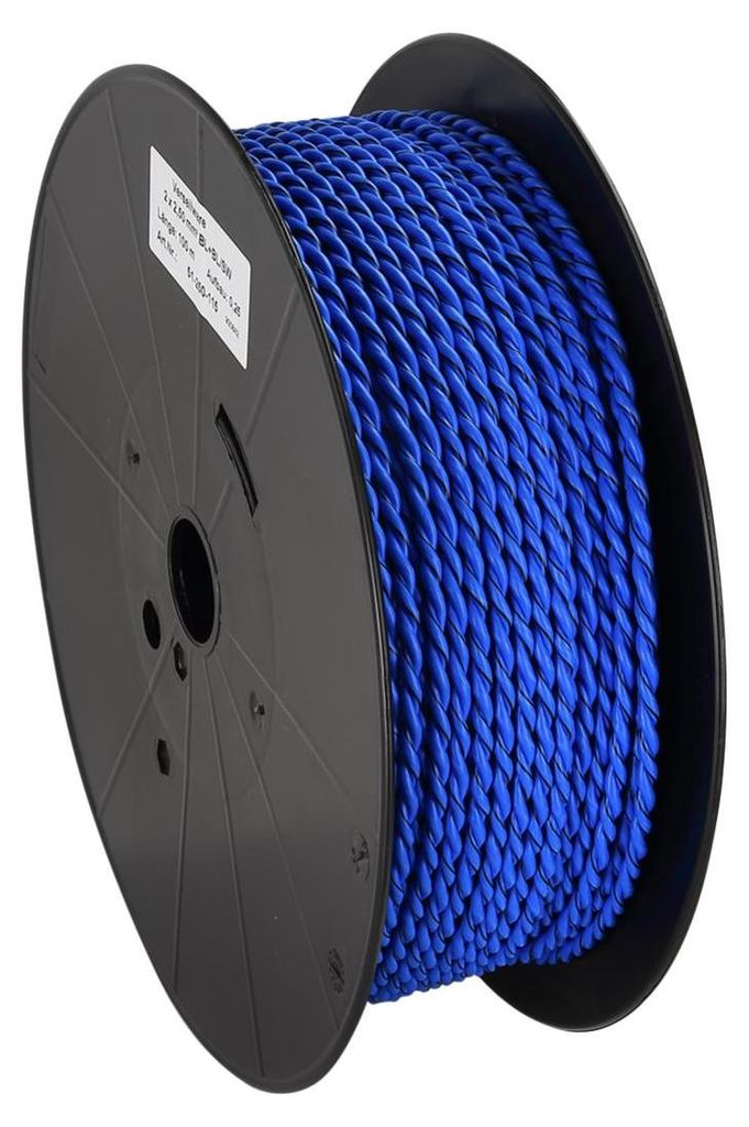 ACV FLRY Lautsprecherkabel, verdrillt, blau/blau-schwarz, 250