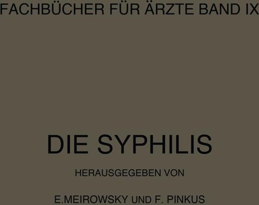Die Syphilis