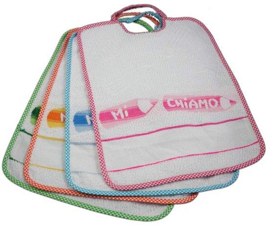 Elastische Slabbetjes 29x35cm 6er Pack