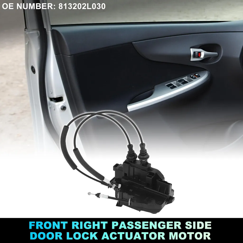 Moteur de Verrouillage Centralisé Porte Avant pour Elantra 2009-2012 Noir