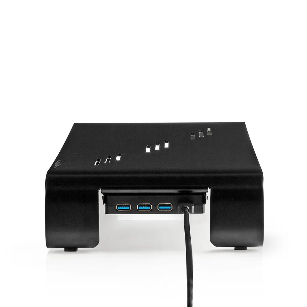 Évitez le mal de dos avec ce support d'écran Nedis ergonomique et Hub USB - 3