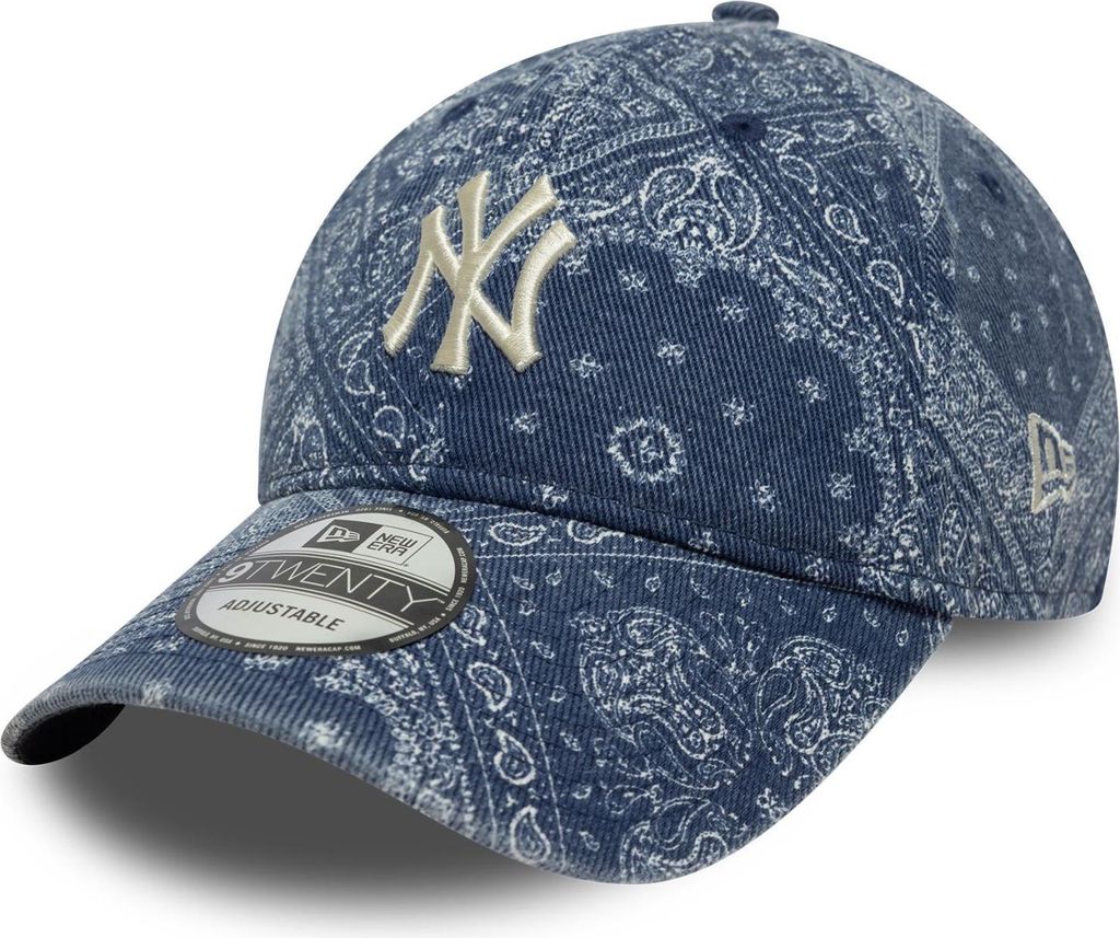 New Era 9Twenty Washed Cap - PAISLEY New York Yankees navy