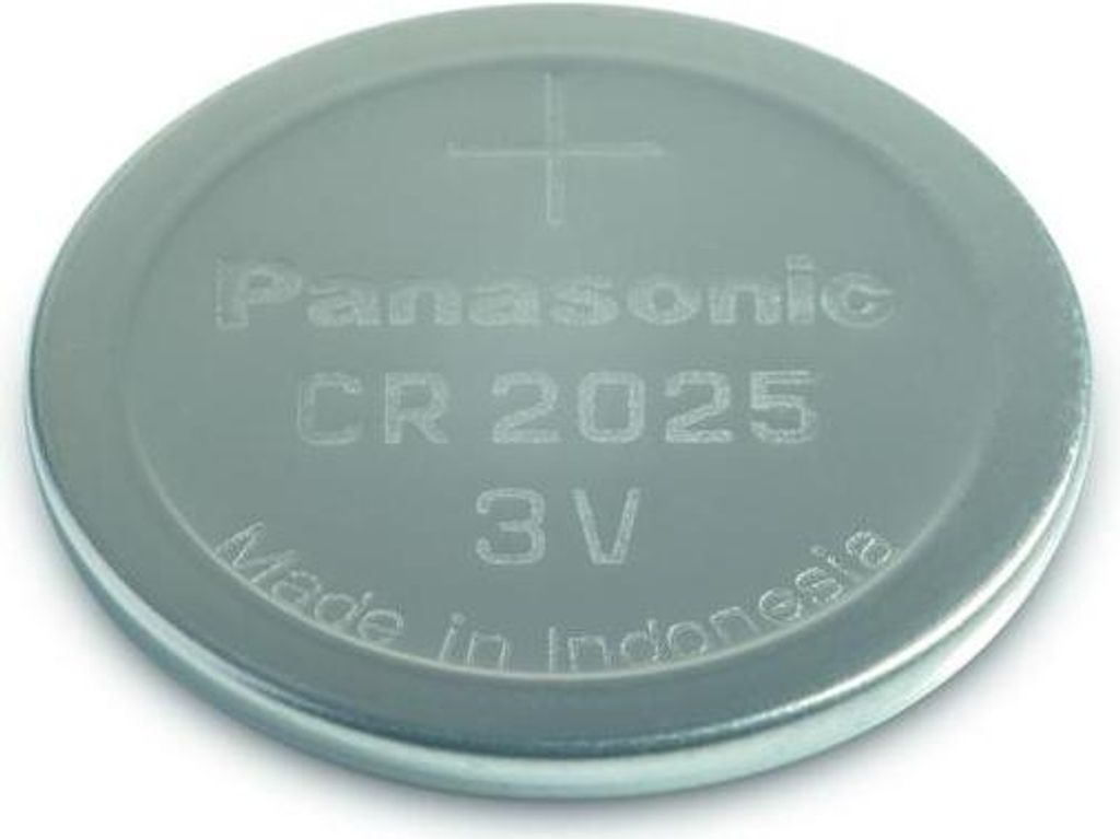 Panasonic, pila de botón de litio CR2025, paquete de 2 Imagen del producto 