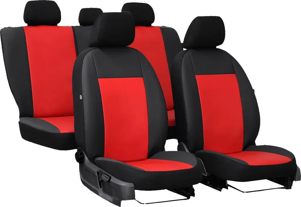 Coprisedili Auto Coprisedili Universali Coprisedili Auto per Opel Agila A Set Rosso - 1