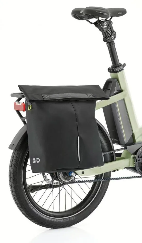 Sacoche vélo imperméable QiO GABRIEL 15L avec crochet de fixation