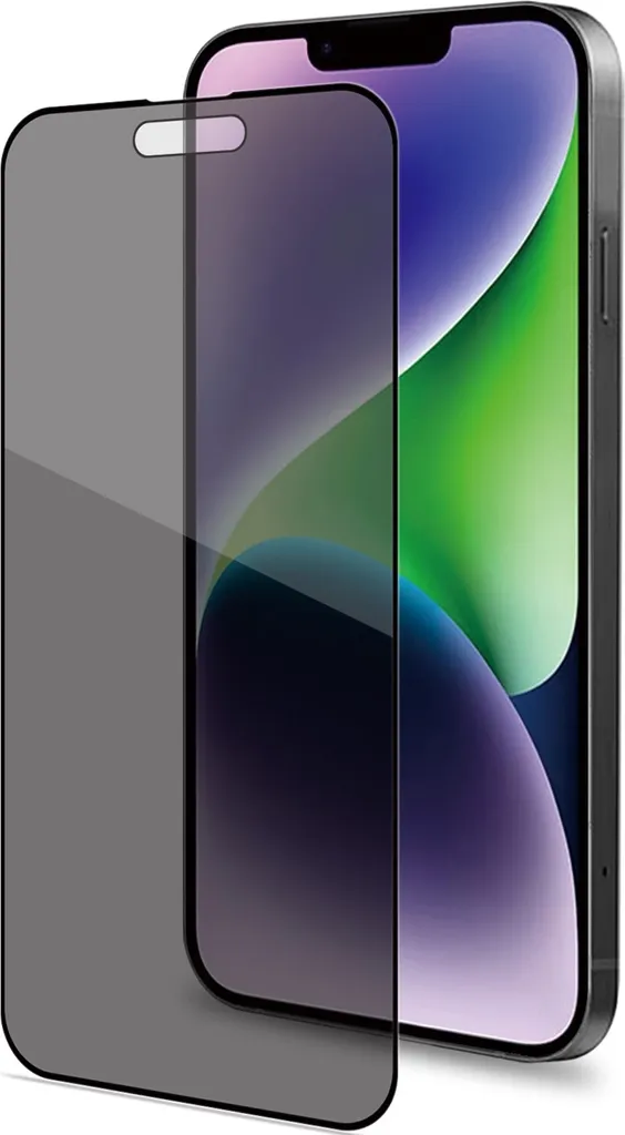 Celly PRIVACYF1055BK: Vetro Privacy iPhone 15 Plus Elegante Nero