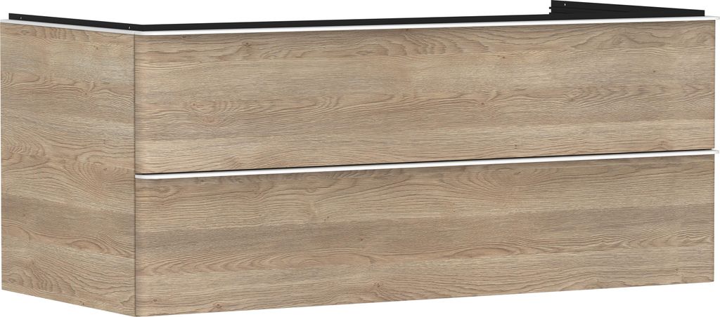 hansgrohe Xelu Q Waschtischunterschrank, 1180x550, 2 Schubkästen, für Konsolen mit Aufsatzwaschtisch, 54084700