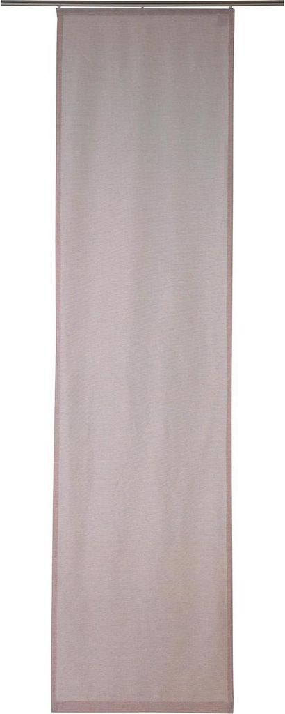 Flächenvorhang - 60 x 245 cm - Sandfarben - Polyester - inkl. Technik