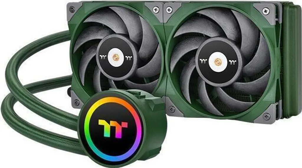 Refroidisseur Liquide 12cm Vert Thermaltake - Stop Surchauffe PC