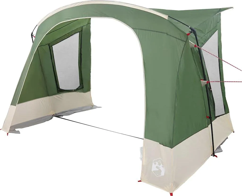Tente de Caravane 3 Personnes avec Toit de Protection Vert vidaXL