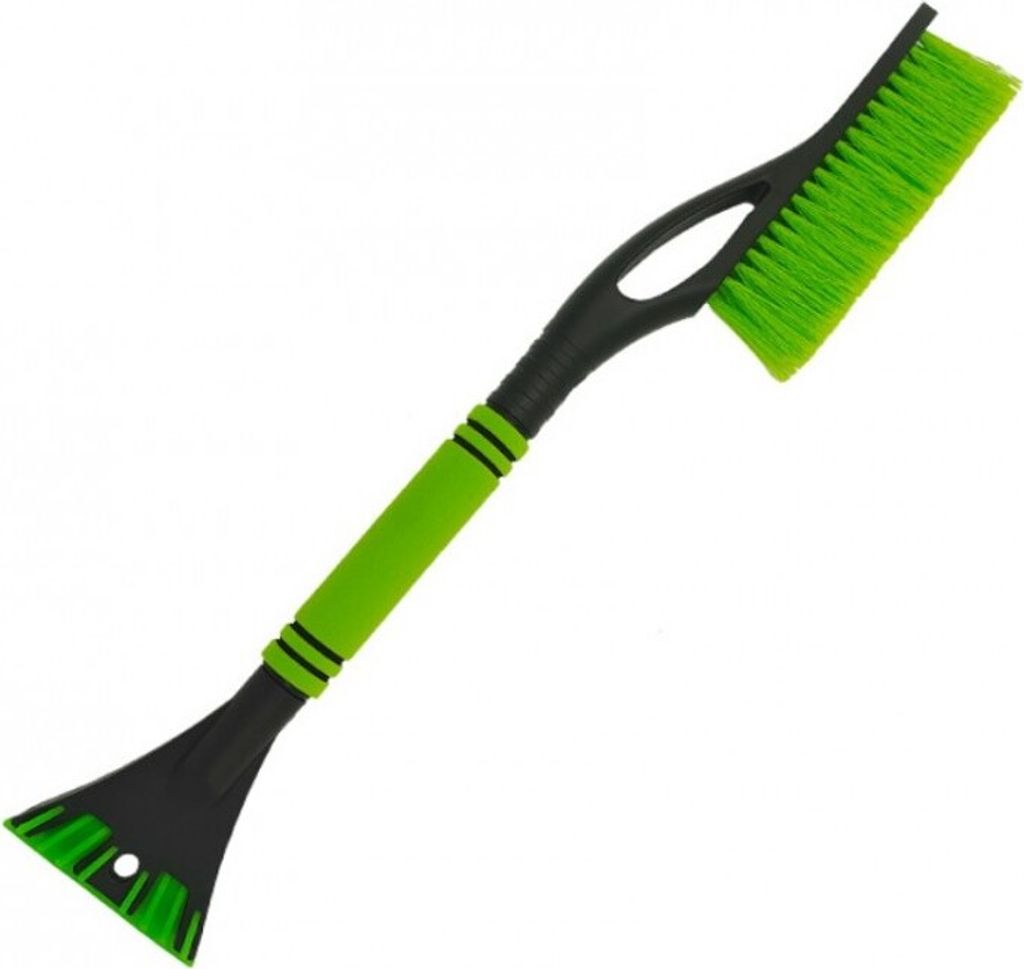 Lange Fensterbürste mit Schneeschieber für Auto, schwarz, Kunststoff