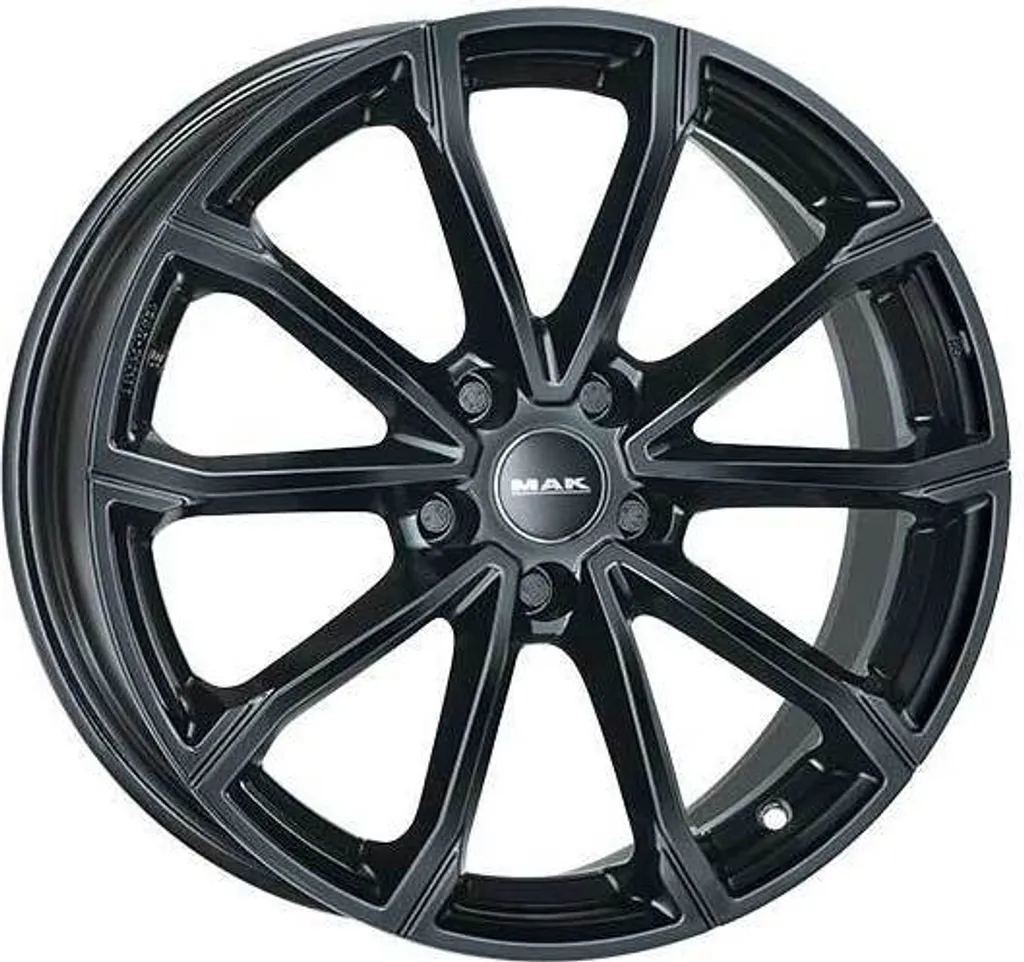 Jantes en alliage de 16 pouces MAK DaVinci noir brillant pour berline
