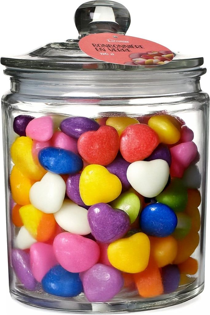 Glück im Glas - Bonboniere Candy Bar, Bonbondose für Süßigkeiten