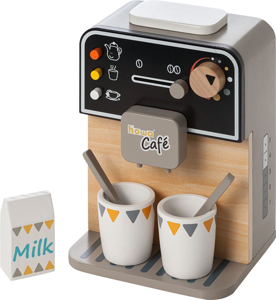 howa Kaffeemaschine aus Holz incl. 7 tlg. Zubehör 4885