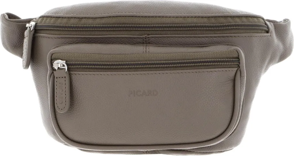 PICARD Luis Leather Belt Bag | Analisi Qualità Pelle Grigio Talpa