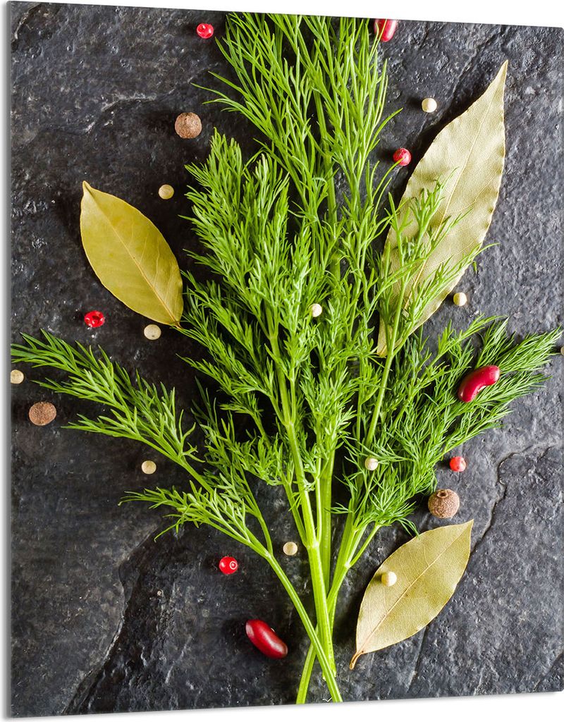 Glasschneidebrett 40x52 Fenchel
