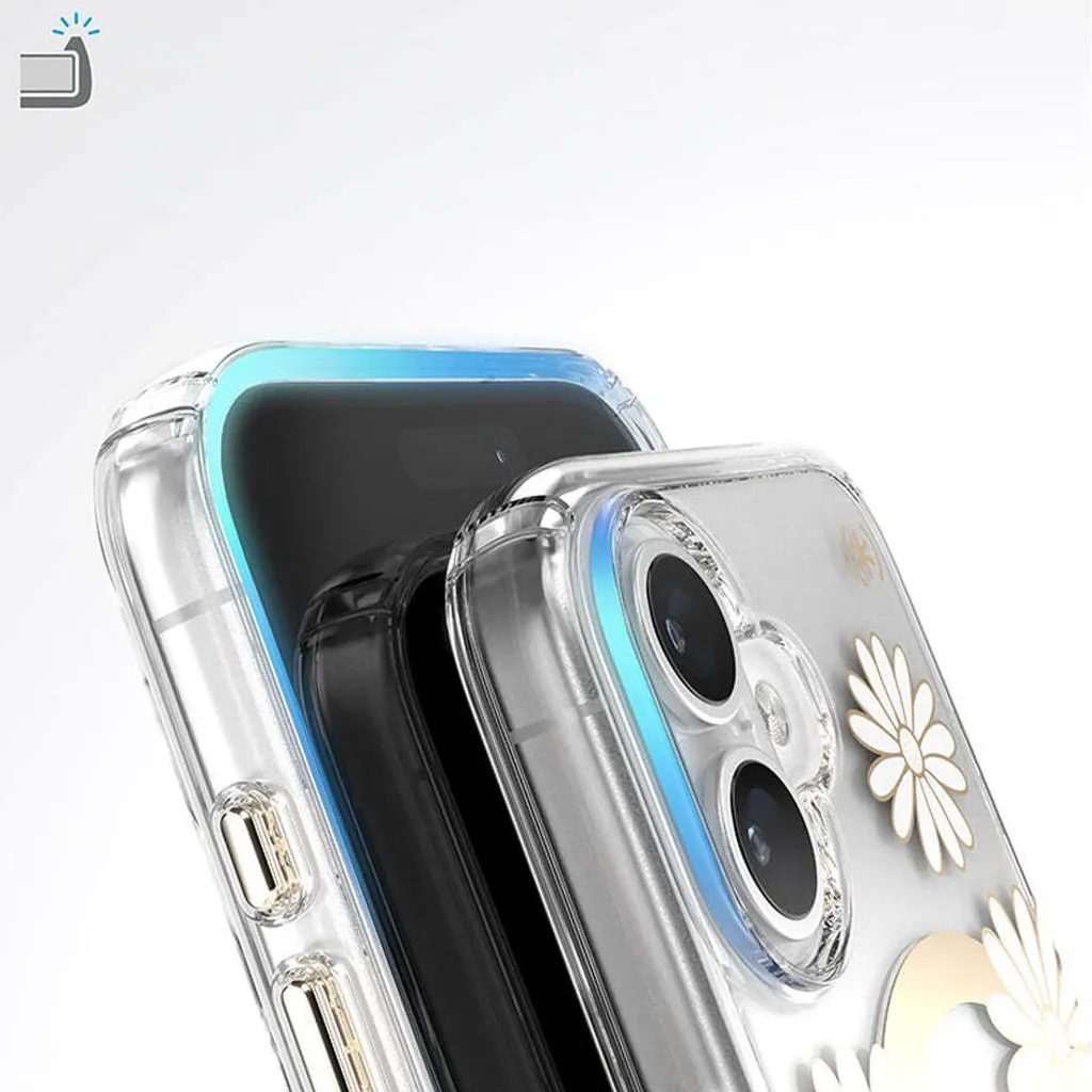 Étui de Protection iPhone 16 MagSafe Speck Presidio Lux Fleurs et Or - 21