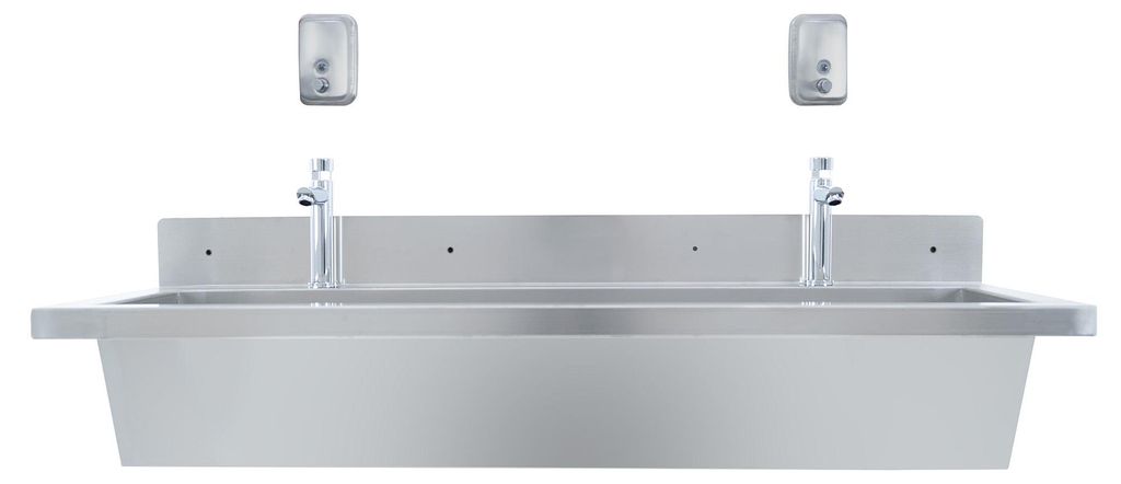 Edelstahl Spüle 1200x410 mm, Becken 200 mm hoch, Produktbild 