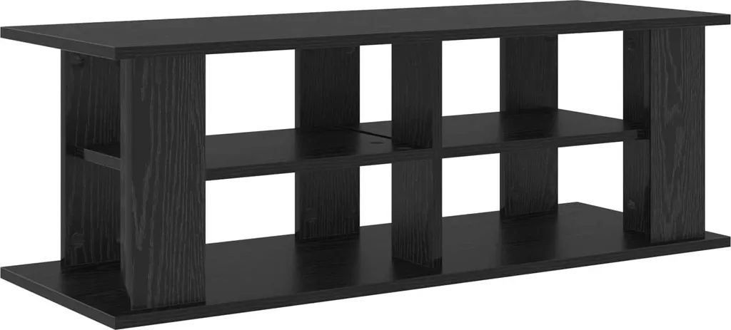 Mobile TV vidaXL Nero Rovere 96x35 cm | Supporto TV Compatto e Resistente