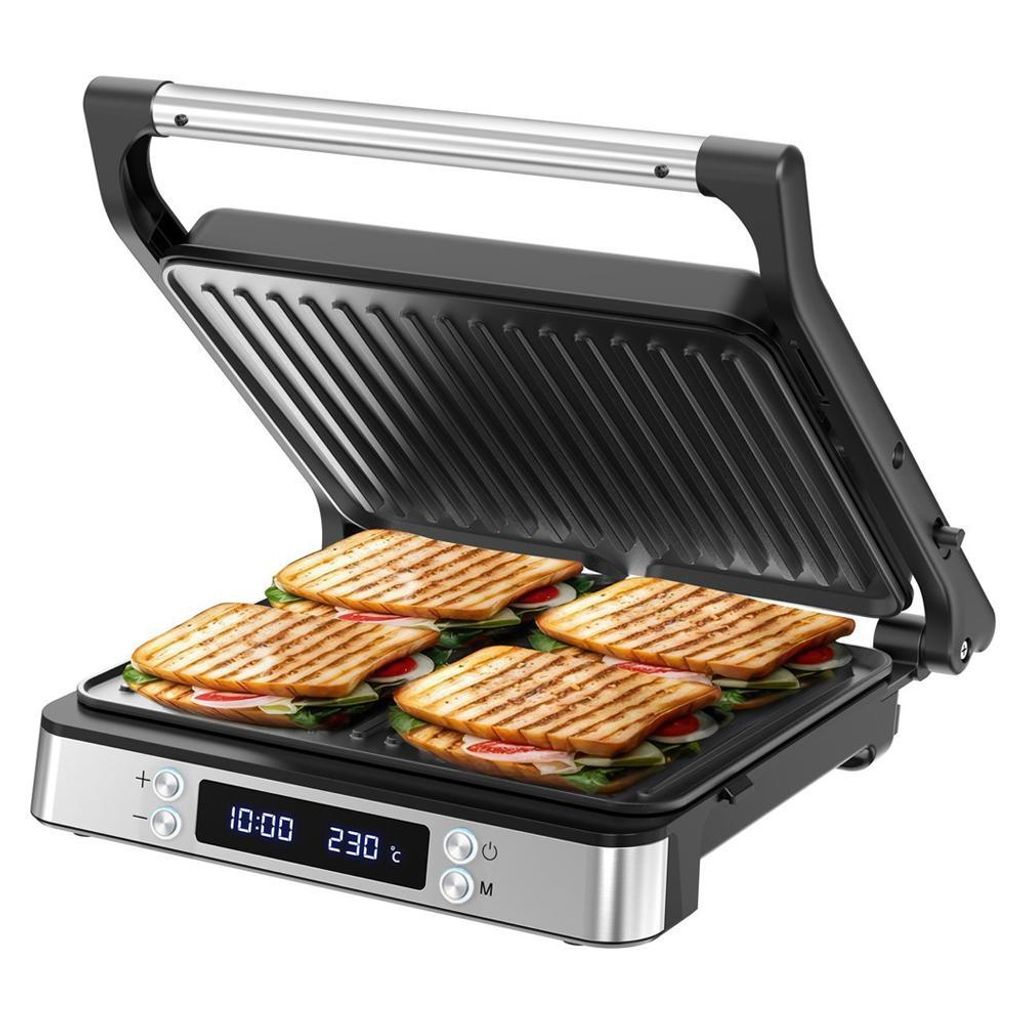 Kontaktní gril Olvy XXL 2000W - sendvičovač pro 4 sendviče, Obrázek produktu 