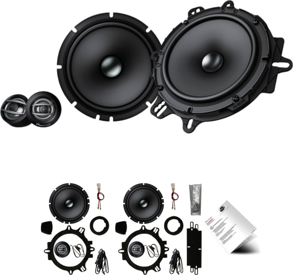Pioneer 2-Wege Lautsprecher Set, Soundsystem für Ducato / Jumper / Boxer ab 2006